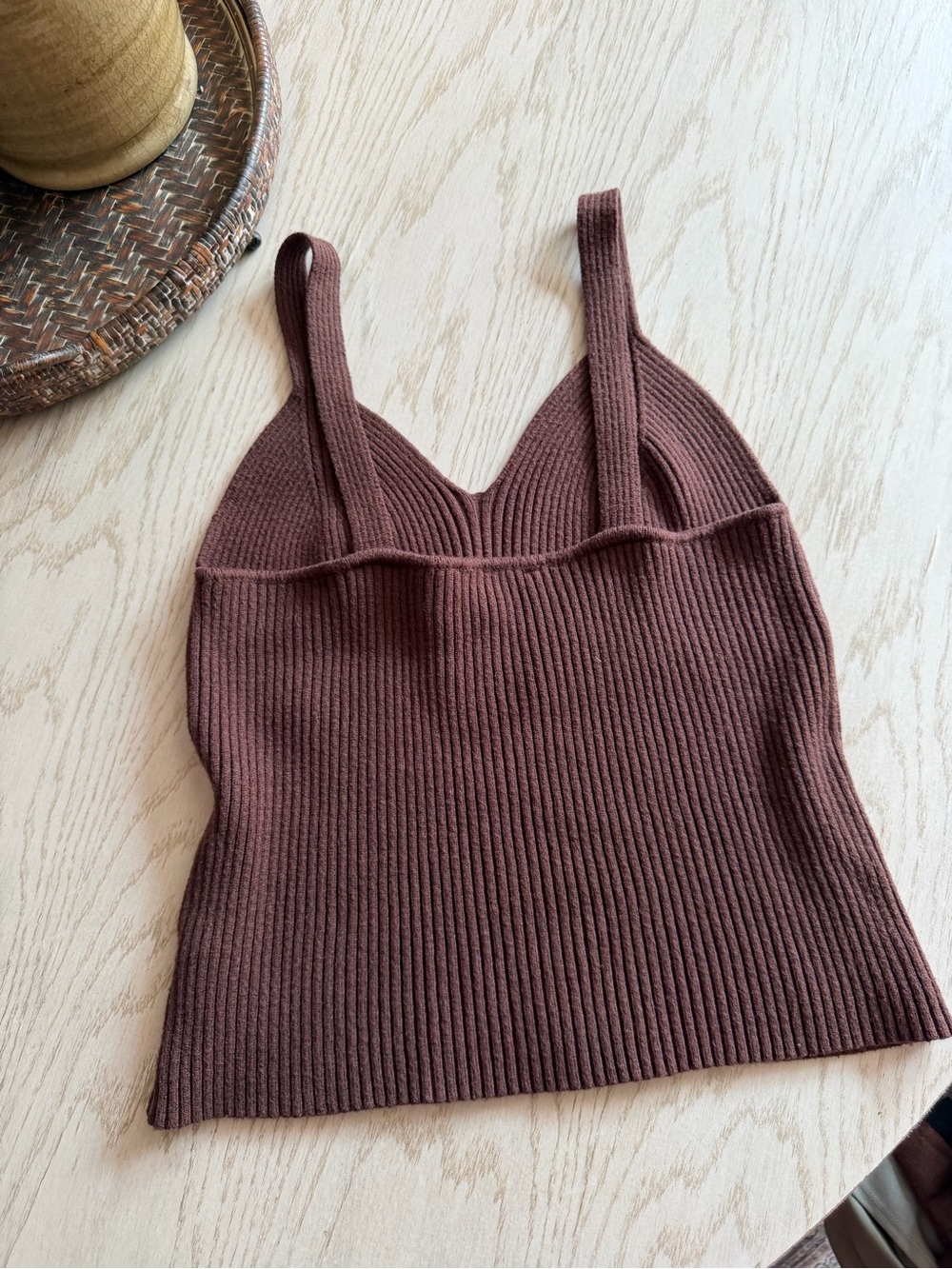 NWOT Ribbed Knit Cami - Picture 4 of 4
